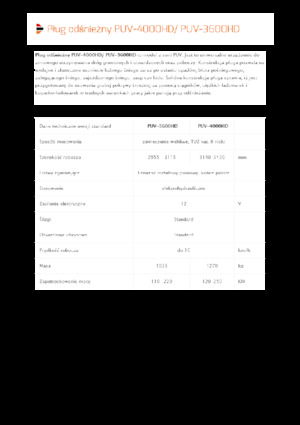 Spazzaneve con apertura a cerniera Pronar PUV 3600HD