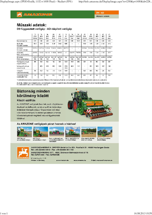 Seminatrici Amazone AD 3000 Super RoTec