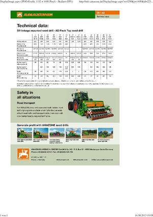 Seminatrici Amazone AD 3000 Super RoTec