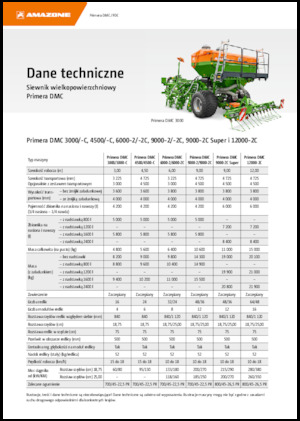 Seminatrici Amazone Primera DMC 3000