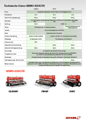 Seminatrici Reform Werke Semo-Exacta Classic