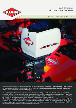 Seminatrici Kuhn SH 1120 Isobus