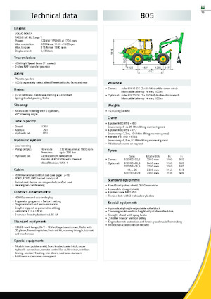 Trattori forestali speciali HSM 805