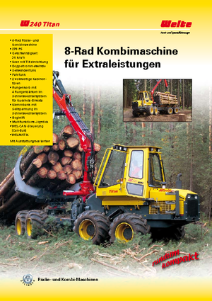 Trattori forestali speciali Welte W 240