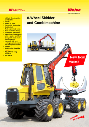 Trattori forestali speciali Welte W 240