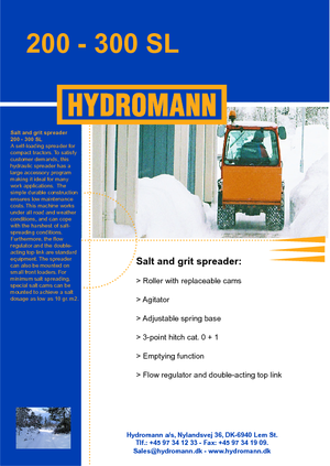 Spanditrici a montaggio esterno Hydromann 300 SL