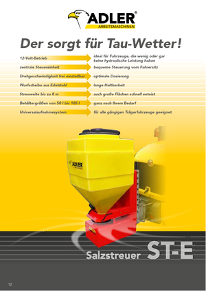 Spanditrici a montaggio esterno Adler ST-E 105 Profi