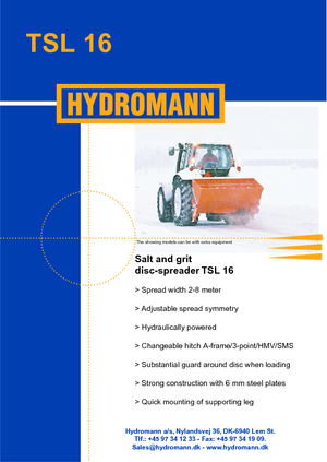 Spanditrici a montaggio esterno Hydromann TSL 16
