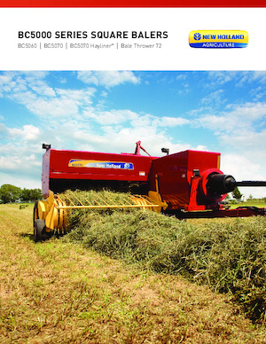 Presse per grandi imballaggi + Presse ad alta pressione New Holland BC 5070 Hayliner