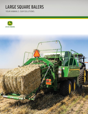 Presse per grandi imballaggi + Presse ad alta pressione John Deere L341R
