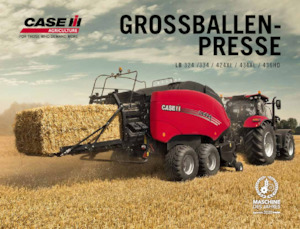 Presse per grandi imballaggi + Presse ad alta pressione Case IH LB 434 XL