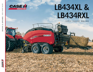 Presse per grandi imballaggi + Presse ad alta pressione Case IH LB 434 RC XL