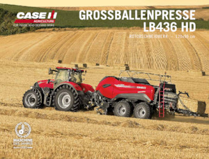 Presse per grandi imballaggi + Presse ad alta pressione Case IH LB 436 HD RC