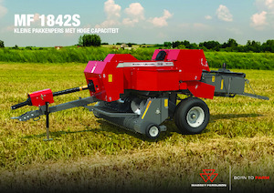 Presse per grandi imballaggi + Presse ad alta pressione Massey Ferguson SB 1842S