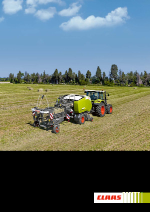 Presse per grandi imballaggi + Presse ad alta pressione Claas Quadrant 4000