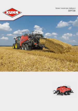 Presse per grandi imballaggi + Presse ad alta pressione Kuhn SB 1290