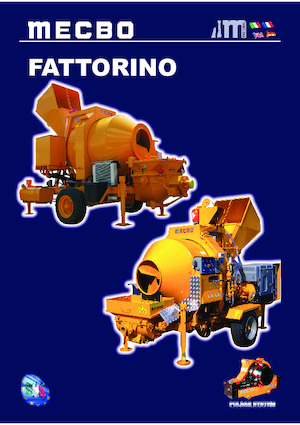 Pompe per calcestruzzo fisse Mecbo Fattorino P2.800 H