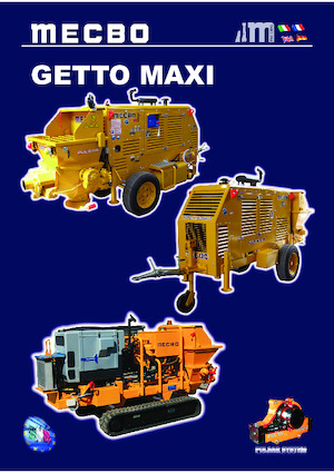 Pompe per calcestruzzo fisse Mecbo Getto Maxi