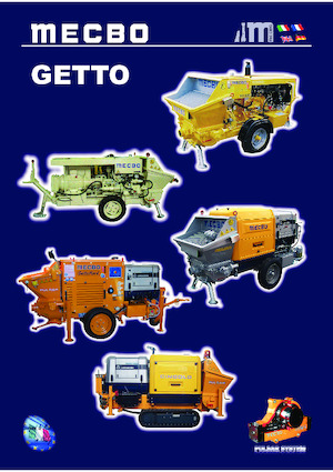 Pompe per calcestruzzo fisse Mecbo Getto P2.800 H