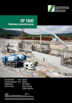 Pompe per calcestruzzo fisse SCHWING-Stetter SP 1800 D