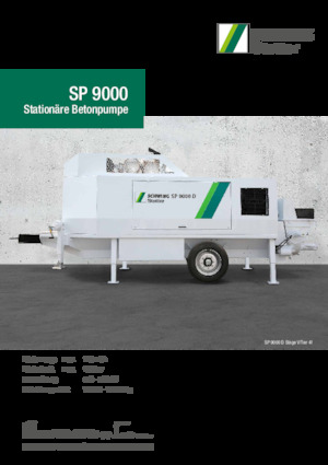 Pompe per calcestruzzo fisse SCHWING-Stetter SP 9000 E