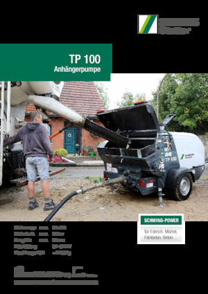 Pompe per calcestruzzo fisse SCHWING-Stetter TP 100 D