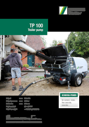 Pompe per calcestruzzo fisse SCHWING-Stetter TP 100 D