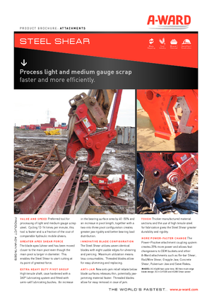 Multiprocessori idraulici (Cesoie) A-Ward AS400