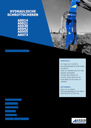 Multiprocessori idraulici (Cesoie) Arden AS042