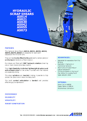 Multiprocessori idraulici (Cesoie) Arden AS042