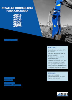 Multiprocessori idraulici (Cesoie) Arden AS042