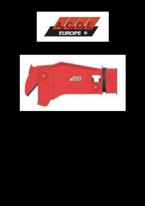 Multiprocessori idraulici (Cesoie) ACDE ATC40