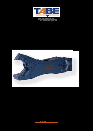 Multiprocessori idraulici (Cesoie) TABE CHT 35 