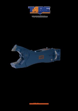 Multiprocessori idraulici (Cesoie) TABE CHT 35 