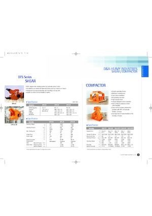 Multiprocessori idraulici (Cesoie) D & A DFS 40