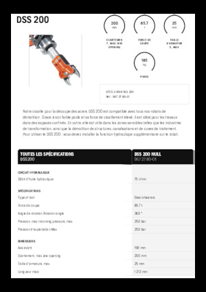 Multiprocessori idraulici (Cesoie) Husqvarna DSS 200