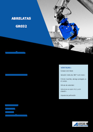 Multiprocessori idraulici (Cesoie) Arden GR032