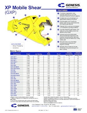 Multiprocessori idraulici (Cesoie) Genesis GXP 700R