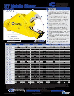Multiprocessori idraulici (Cesoie) Genesis GXT 995R