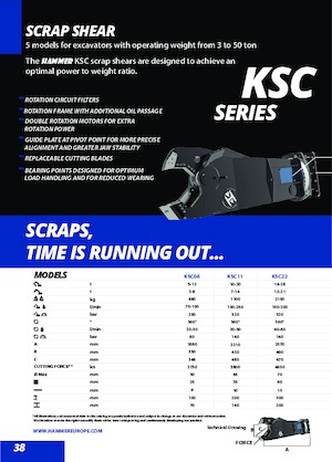 Multiprocessori idraulici (Cesoie) Hammer KSC42
