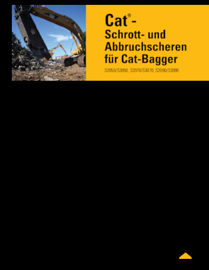 Multiprocessori idraulici (Cesoie) Caterpillar S2050