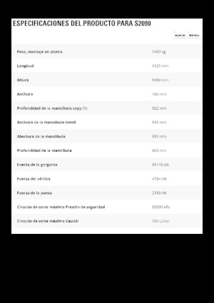 Multiprocessori idraulici (Cesoie) Caterpillar S2090