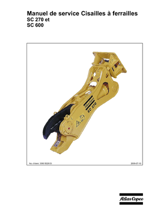 Multiprocessori idraulici (Cesoie) Atlas Copco SC 270