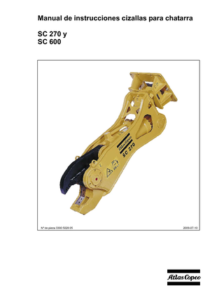 Multiprocessori idraulici (Cesoie) Atlas Copco SC 270