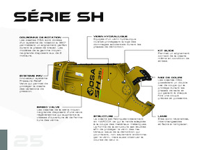 Multiprocessori idraulici (Cesoie) OSA Demolition Equipment SH 25.1