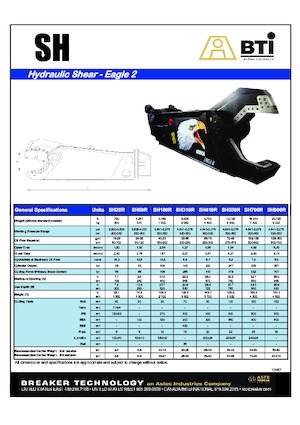 Multiprocessori idraulici (Cesoie) BTi SH50R