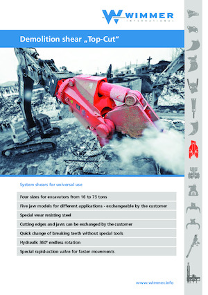 Multiprocessori idraulici (Cesoie) WIMMER TC 700 S