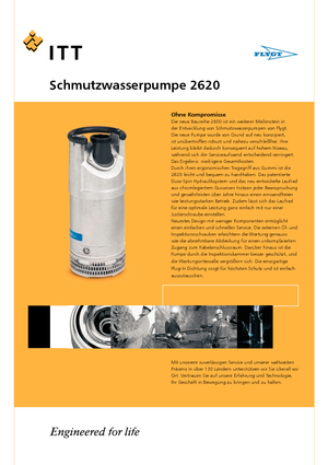 Pompe fognarie Flygt-Pumpen 2620 LR 234