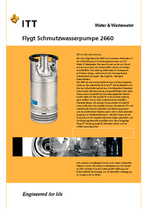 Pompe fognarie Flygt-Pumpen 2660 LR 251