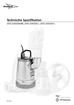 Pompe fognarie Flygt-Pumpen BIBO 2075 LR 271